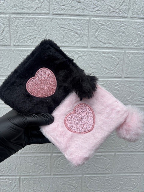Mini fur purse