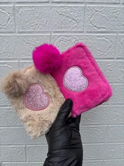 Mini fur purse
