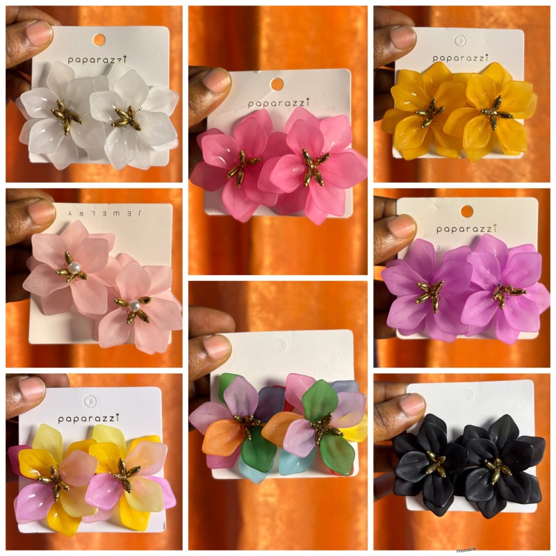 Flower earring