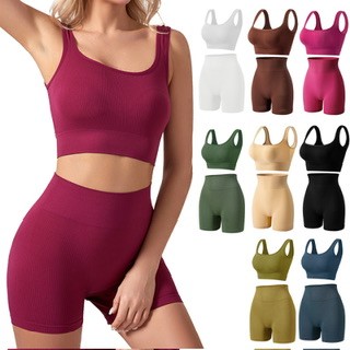 Seamless 2 piece shorts and tube