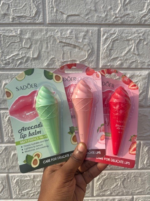Ice cream stick lip balm