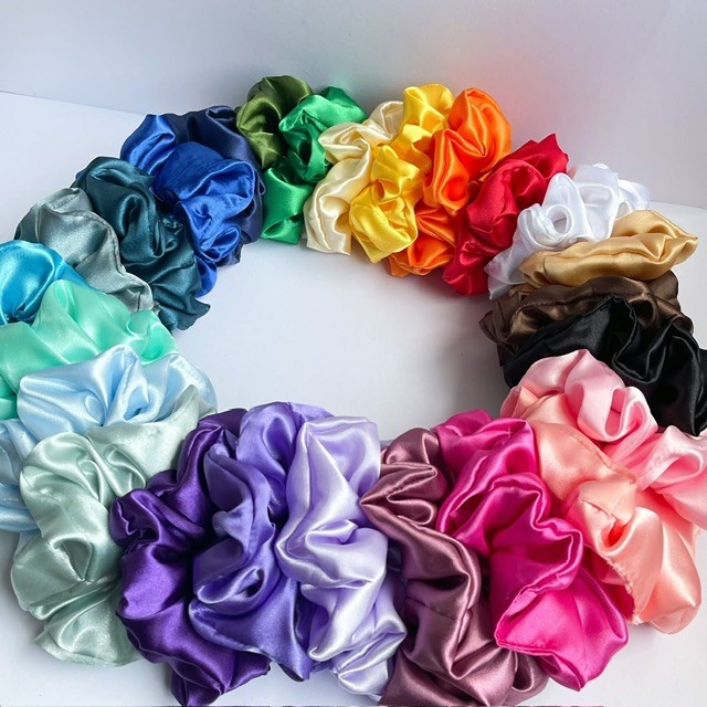 Satin scrunchies