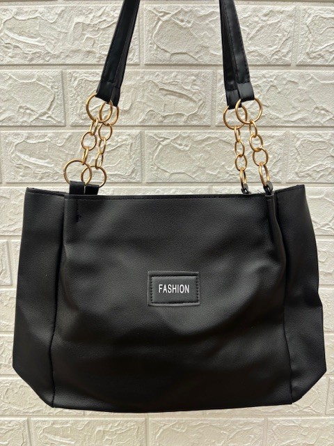 Medium leather tote bag With zip