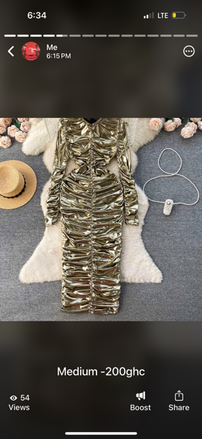 Medium Ruched dress (NEW)