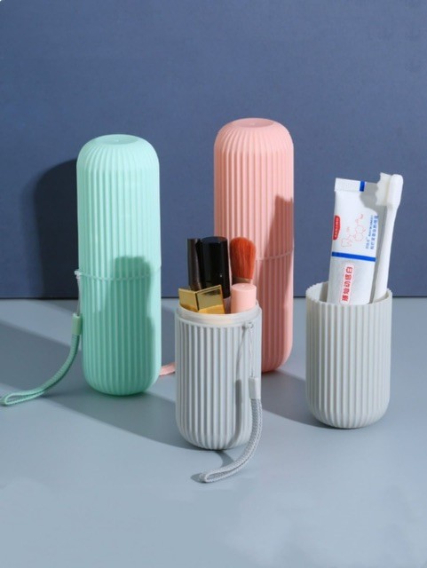 Toothbrush and paste holder