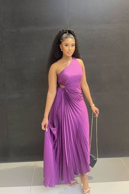 Medium purple dress (NEW)
