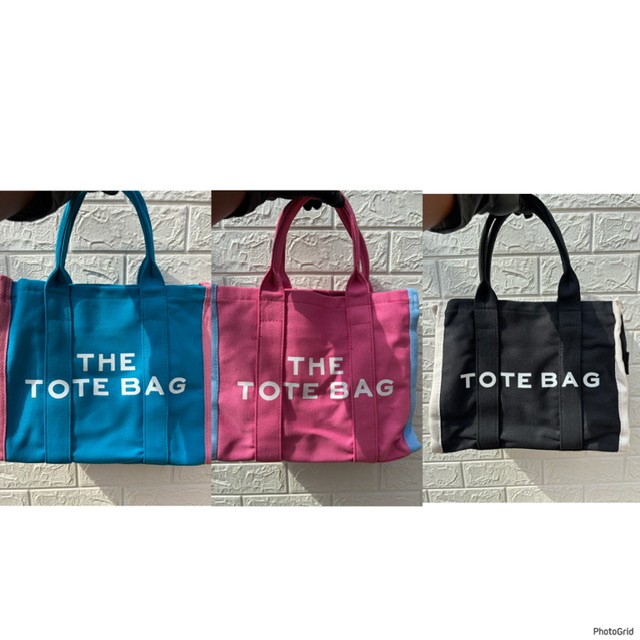 Large canvas “Tote Bag” with long strap and zip